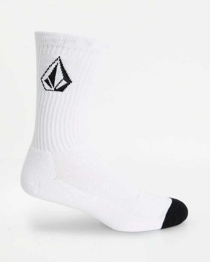 Mens Full Stone 3 Pack Crew Socks