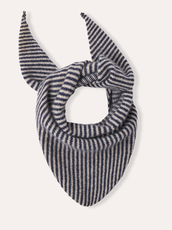 Microstripe Triangle Scarf