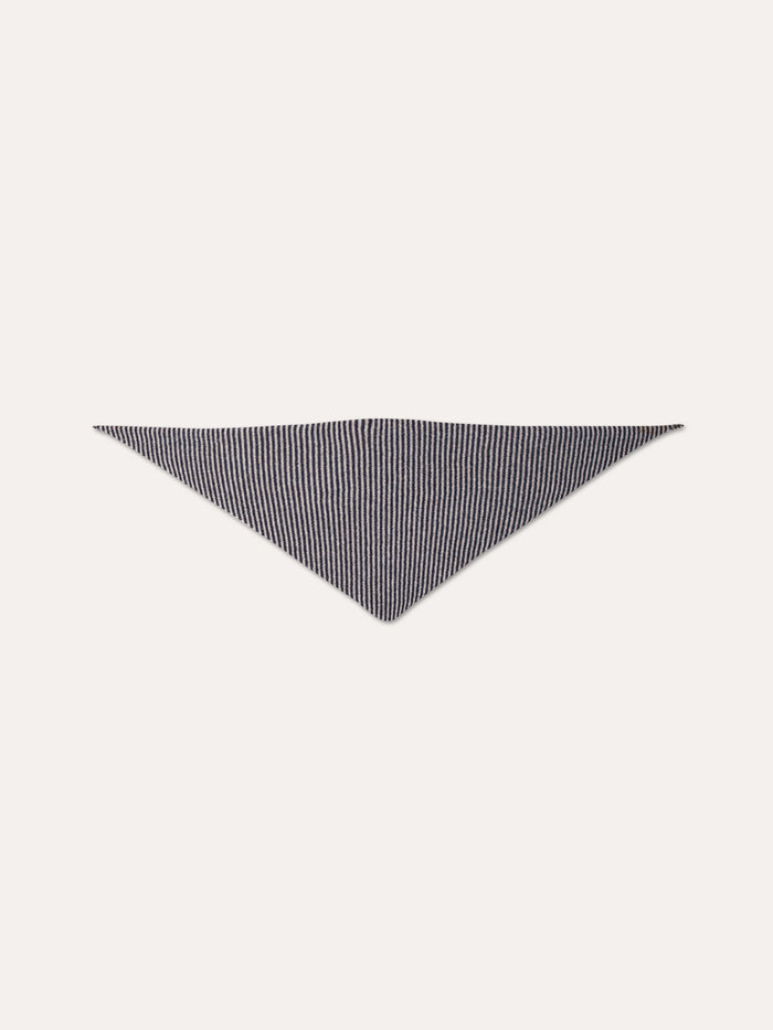 Microstripe Triangle Scarf