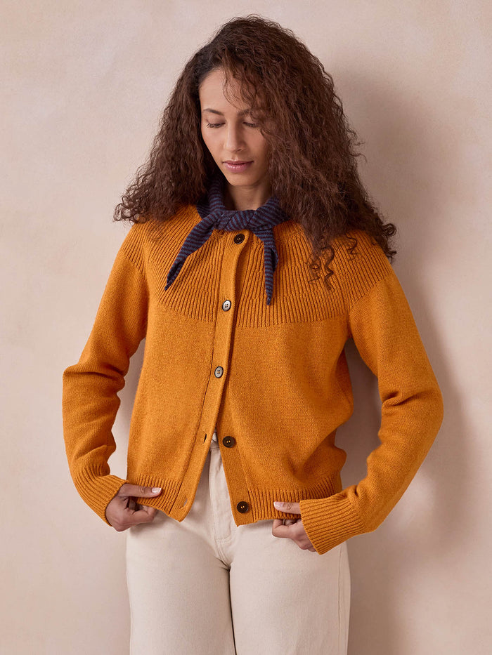 Microstripe Triangle Scarf
