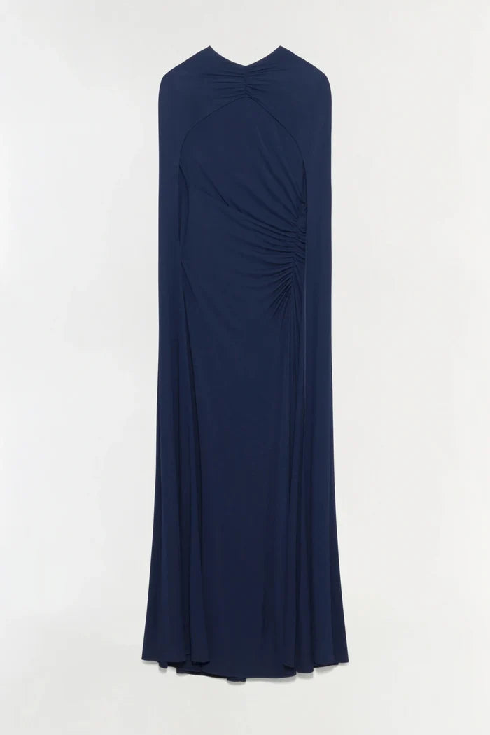 Midnight Demi Cape Gown - Amor Lafayette