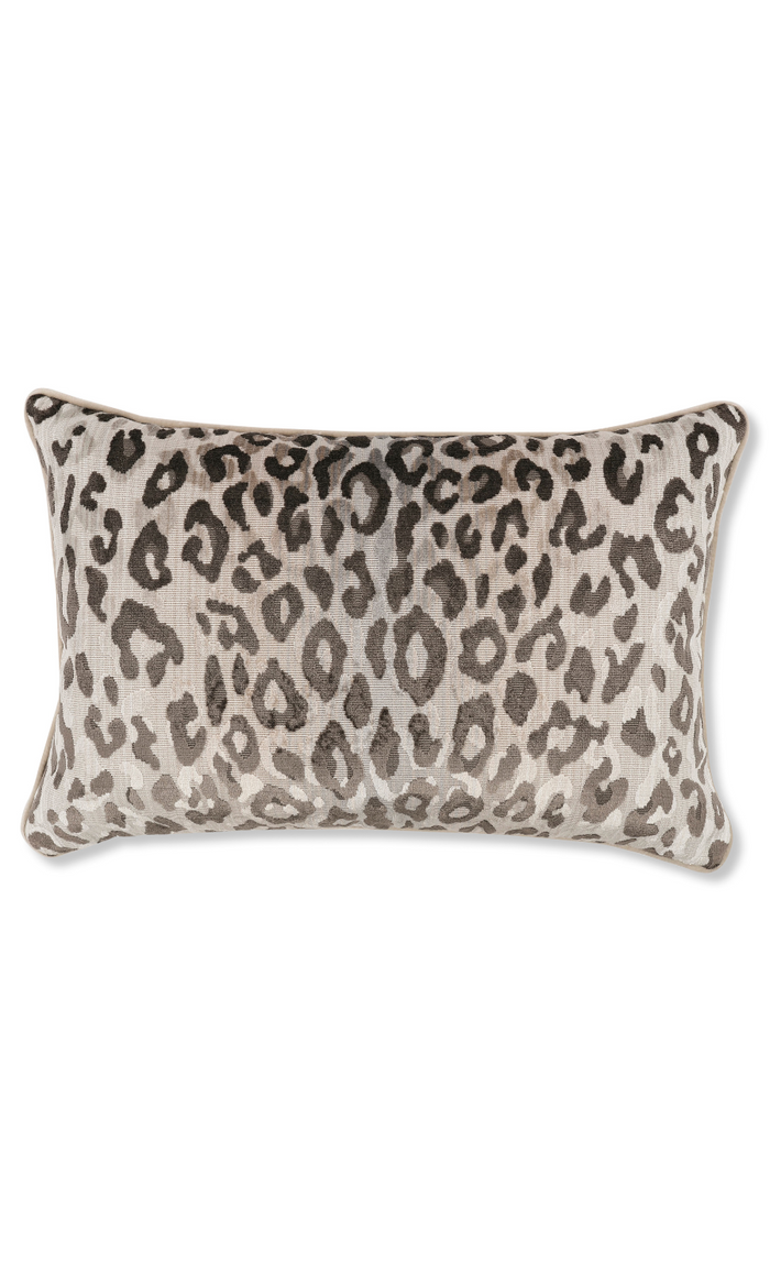 Mimi Velvet Rectangle Cushion - Gris