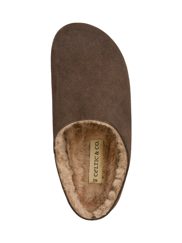 Minimal Sheepskin Lined Slipper Clogs