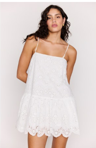 MINKPINK Talia Broidery Mini Dress