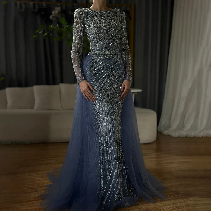 blue o neck / 2