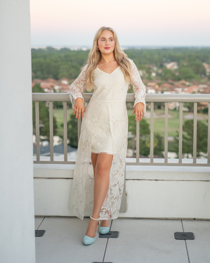 Monte Carlo Ivory Dress