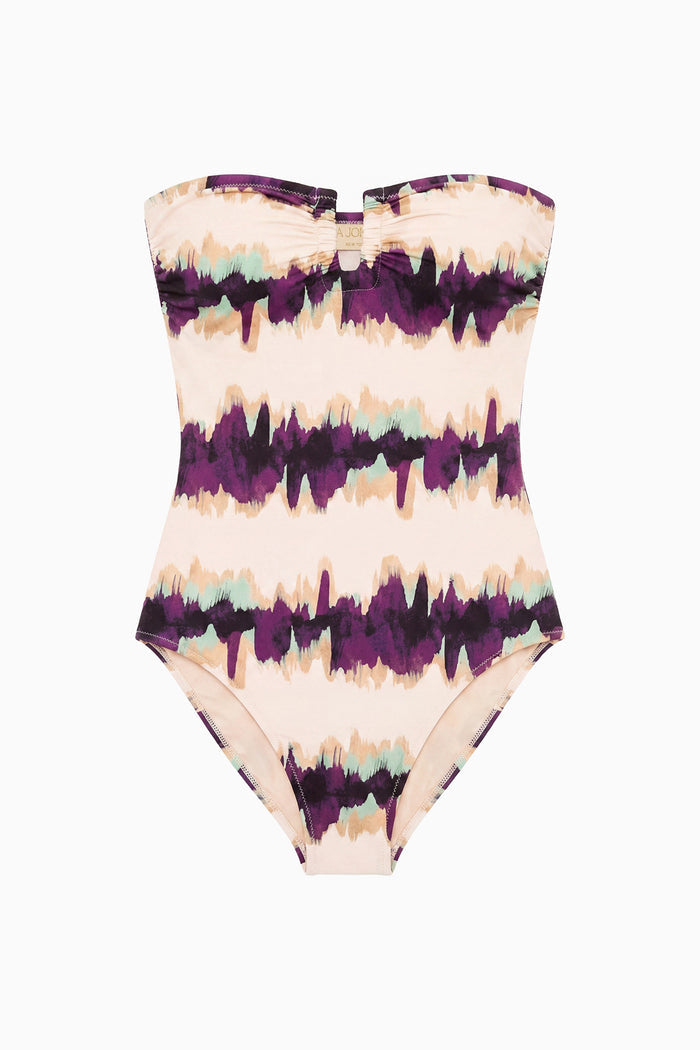 Monterey Strapless Maillot - Quarry