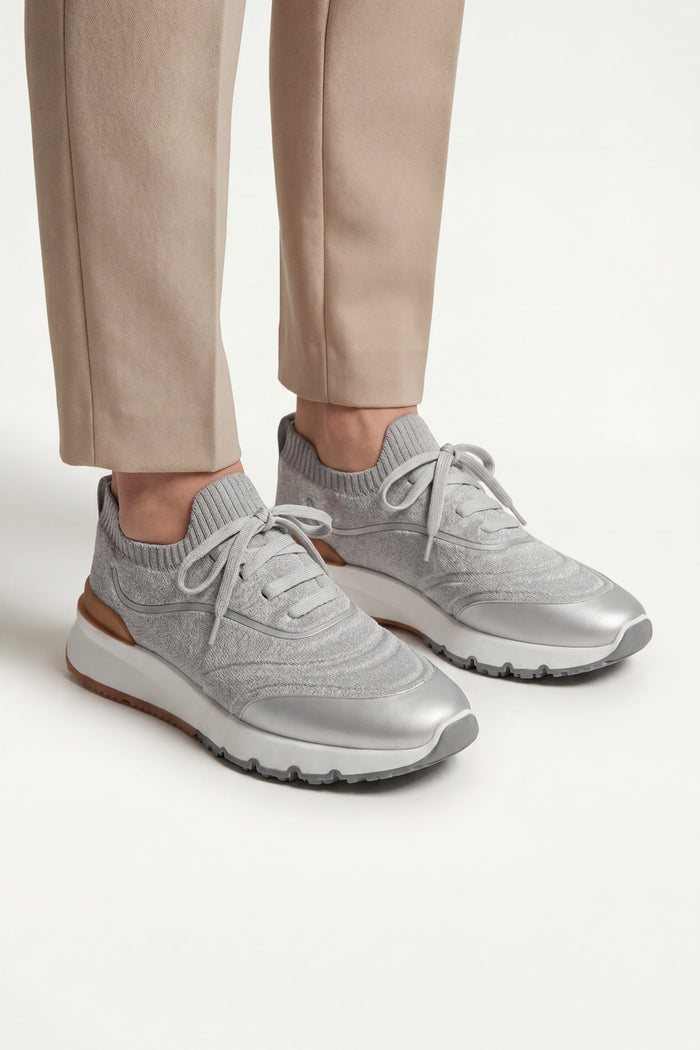 Montero Mesh Sneaker Silver