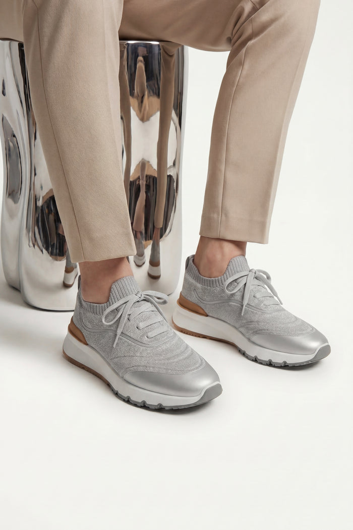 Montero Mesh Sneaker Silver