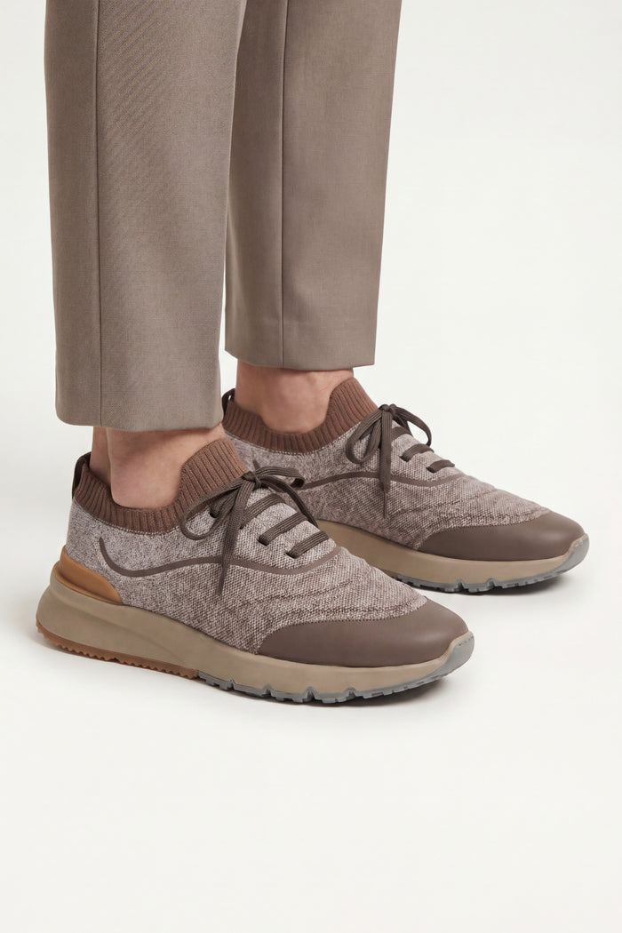 Montero Mesh Sneaker Taupe