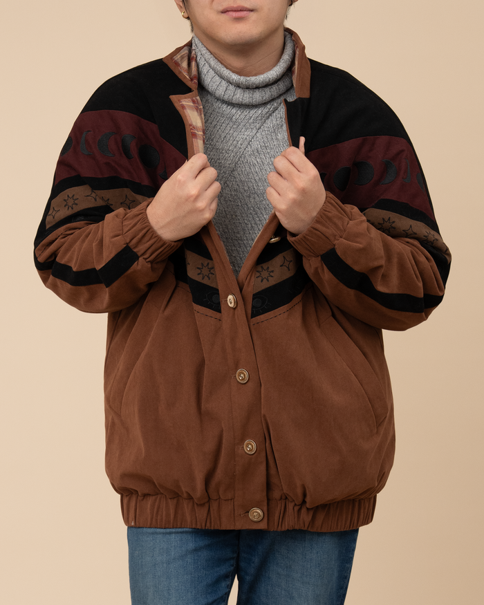 Moon Phase Bomber Jacket