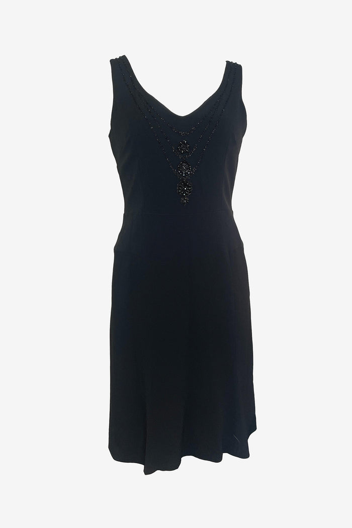 Moschino Embellished Neckline Midi Dress image 0