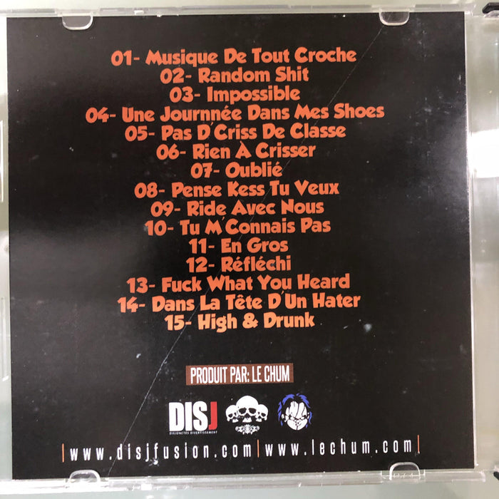 Musique de tout croche Chucky X Le Chum - HEADRUSH detaillant autorisé LTABSHOP.CA