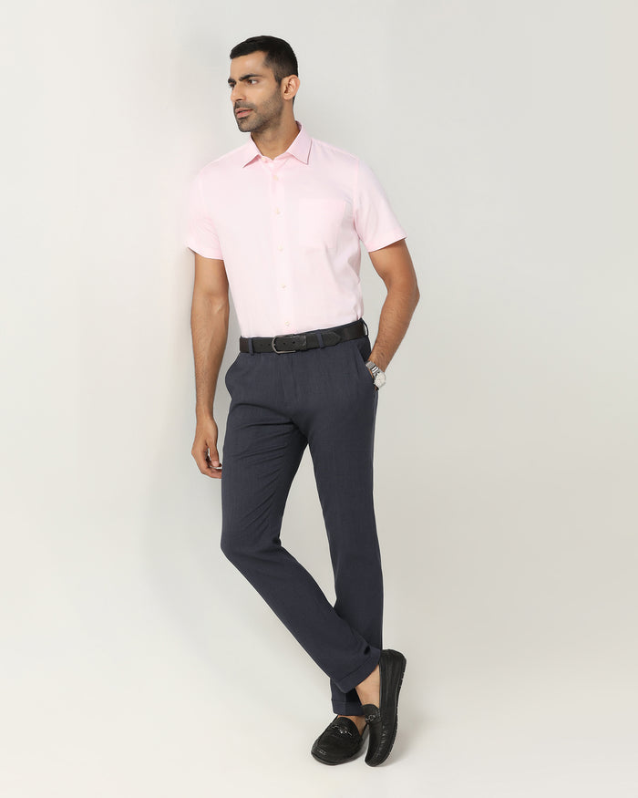 Navy Solid Trouser - Icon