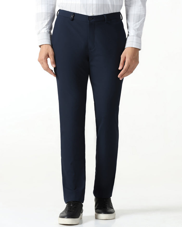 Navy Techpro Solid Trouser - Ashley