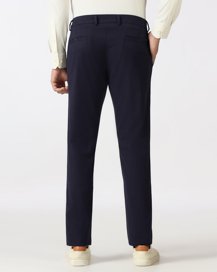 Navy Techpro Textured Khakis - Sandy