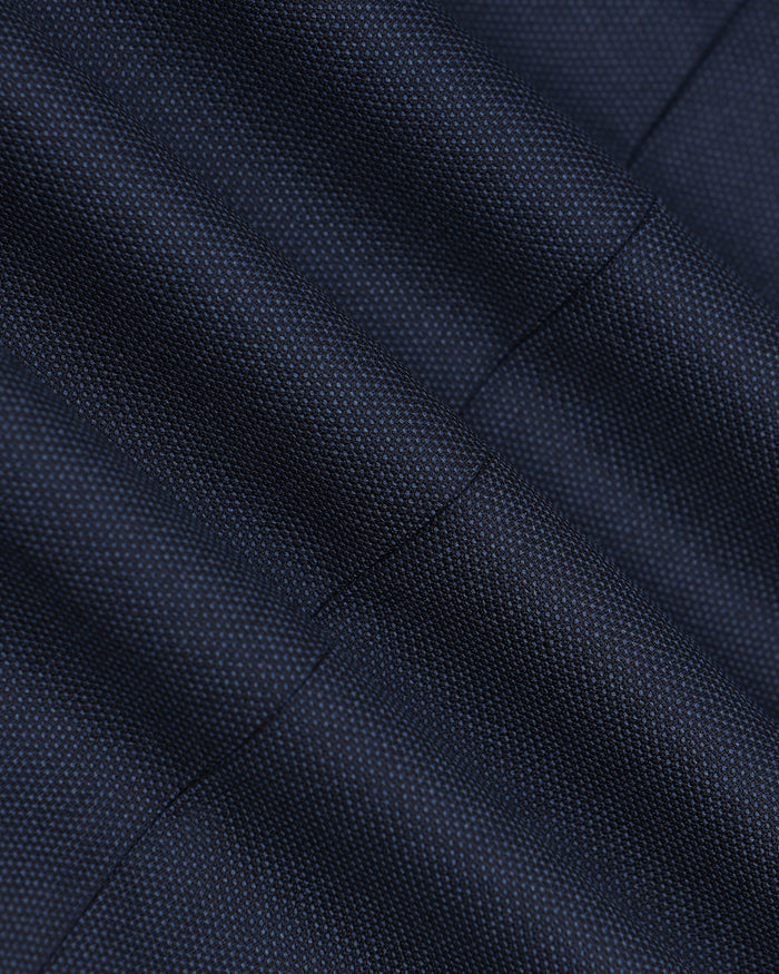Navy Textured Trouser - Monk