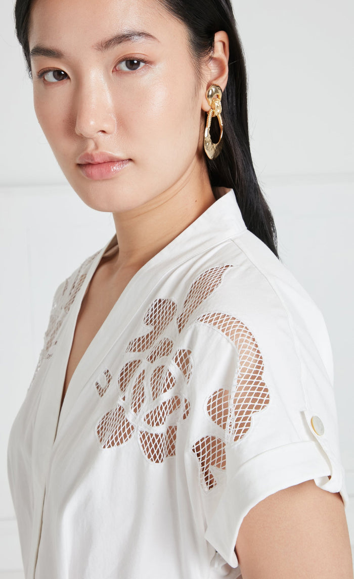 Nelle Dress - White