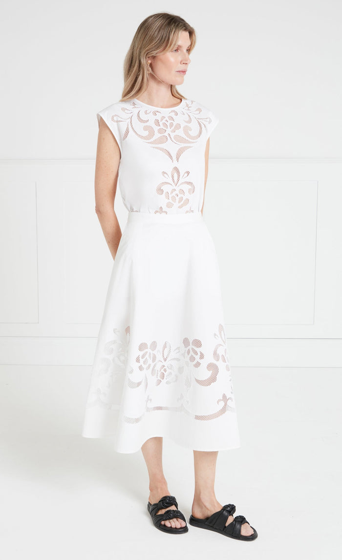 Nelle Skirt - White