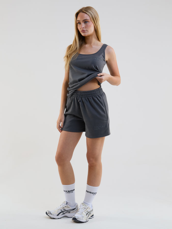 Neura 3-Pack Cotton Vests - Black/Stone/Dark Grey