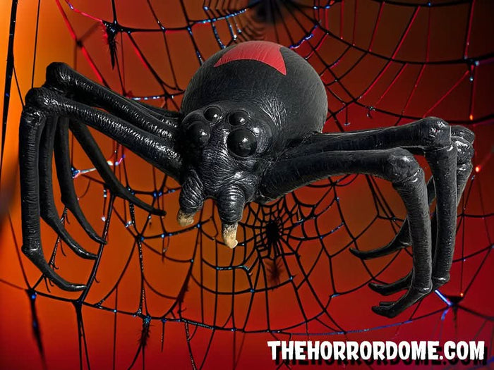 "Giant Black Widow Spider" 24" wide, Monster Halloween Prop