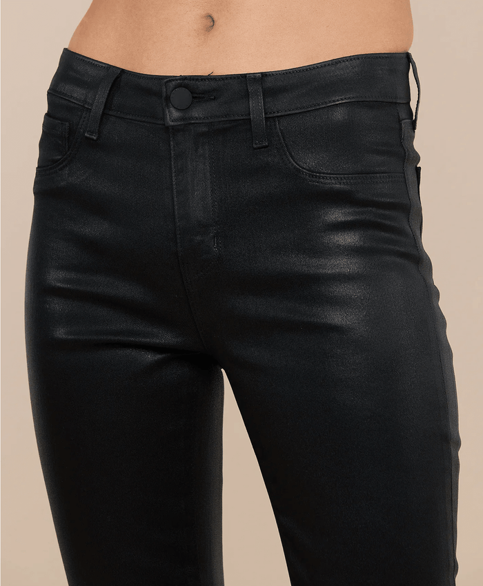 NOIR COATED SELMA H/R SLEEK BABY BOOT - Amor Lafayette