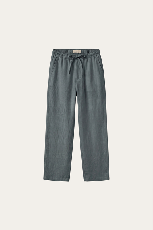 Novara Linen Pantalon Green