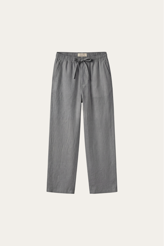 Novara Linen Pantalon Grey