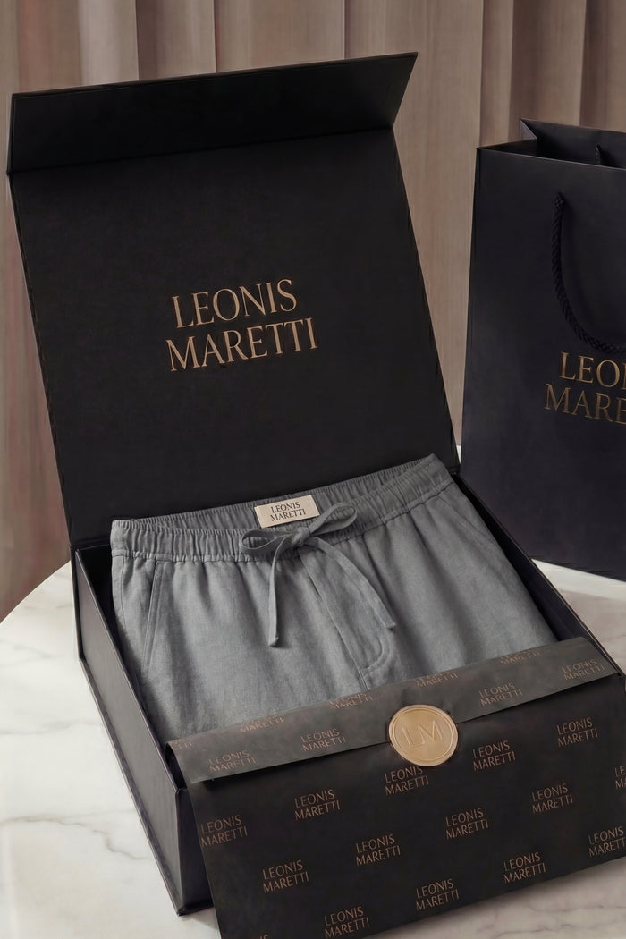 Novara Linen Pantalon Grey