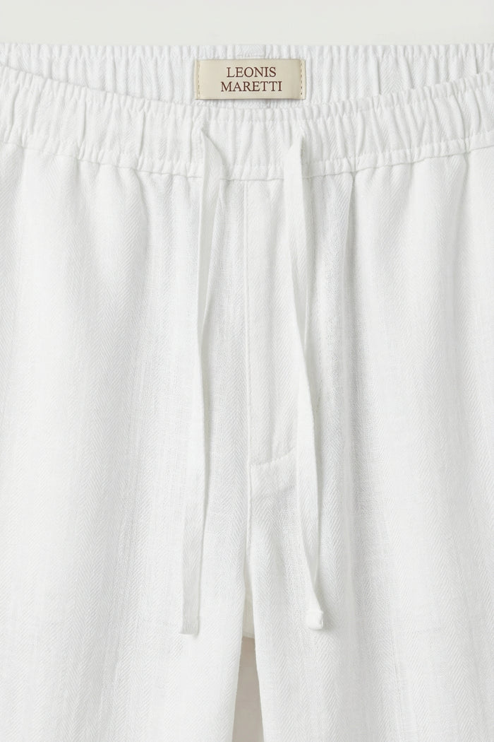 Novara Linen Pantalon White