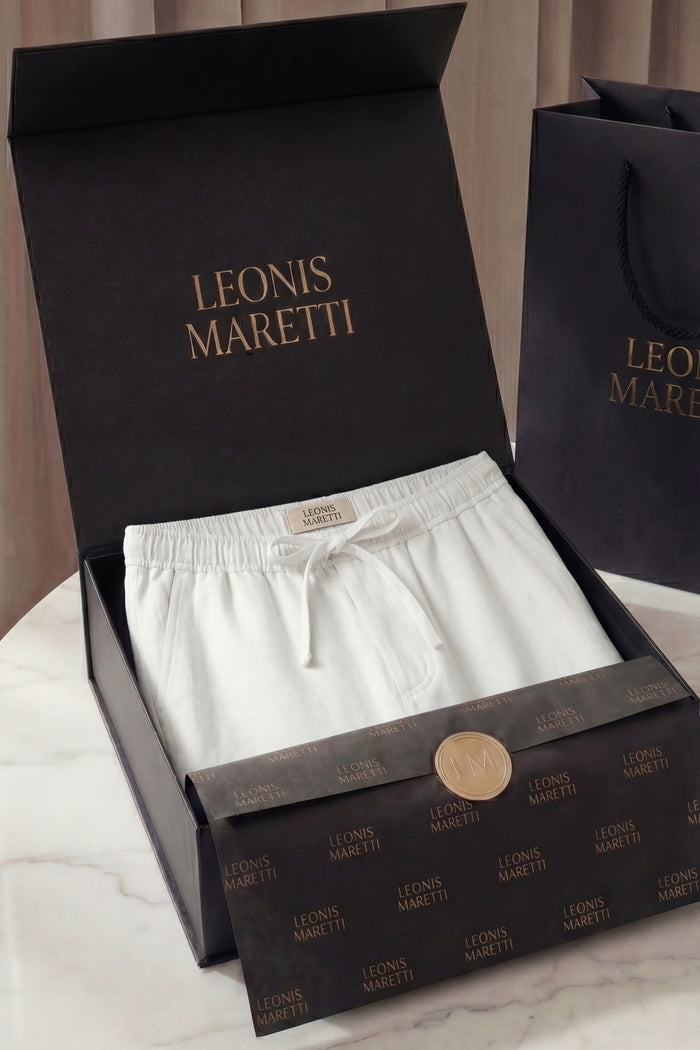 Novara Linen Pantalon White