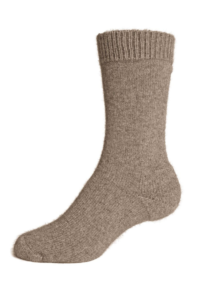 Possum and Merino. NW5003 Casual Sock - The classic Possum Merino sock for maximum warmth with plush zones in heal and toe for added comfort and wear. Composition - 33% Possum Fur, 44% Merino, 7% Silk, 16% Synthetic.