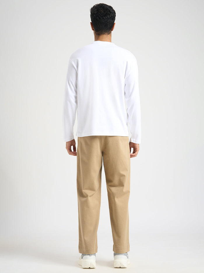 O-Neck Regular Fit T-shirt - White