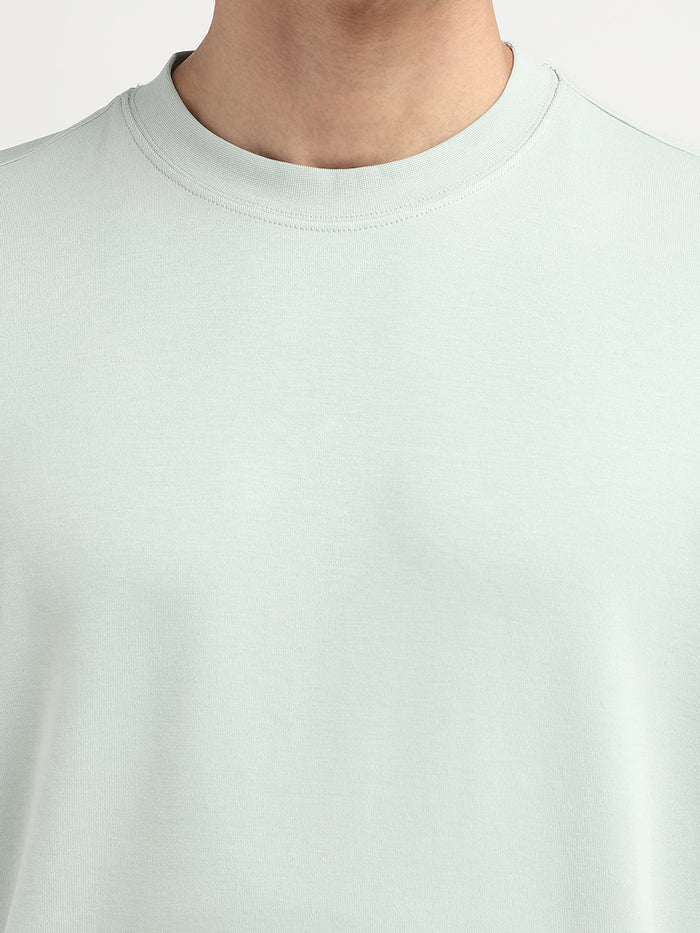 O-Neck Relaxed Fit T-shirt - Aqua Grey