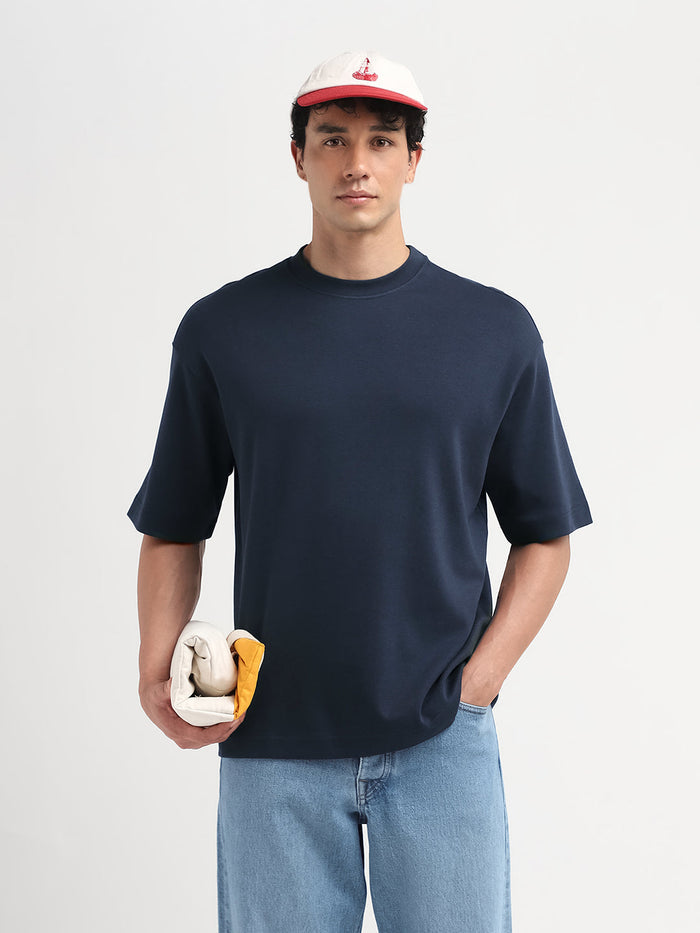 O-Neck Relaxed Fit T-shirt - Blue