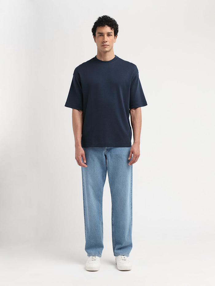 O-Neck Relaxed Fit T-shirt - Blue
