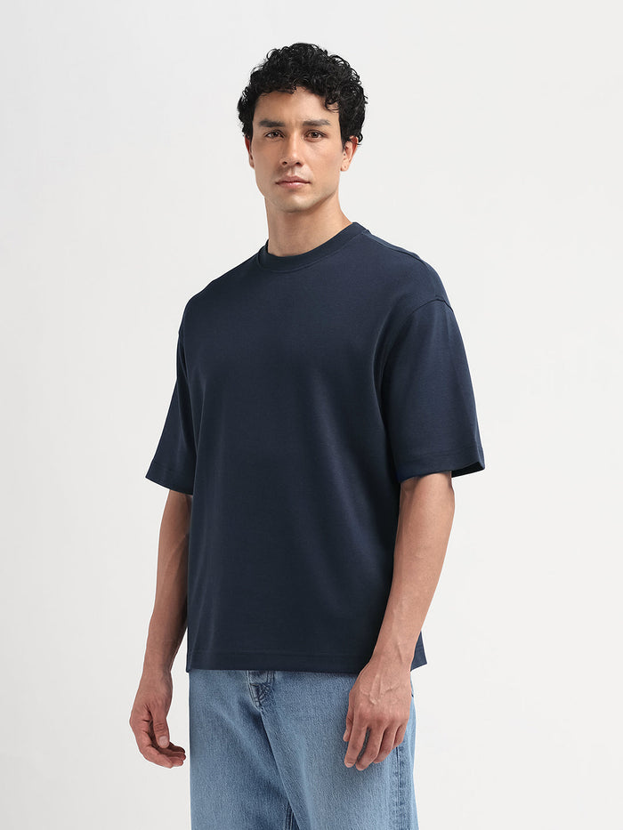 O-Neck Relaxed Fit T-shirt - Blue