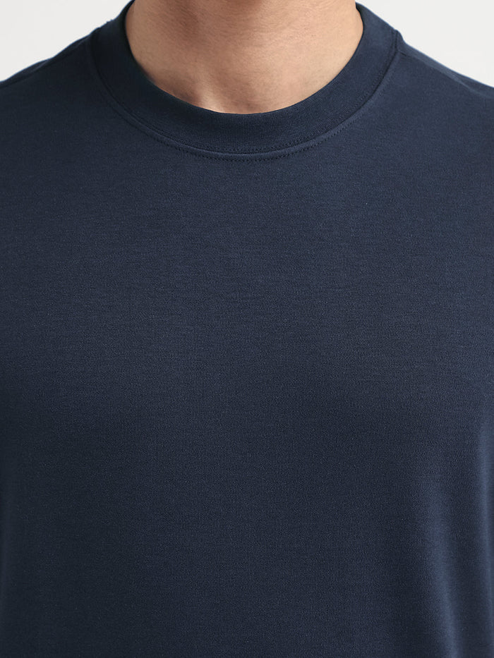 O-Neck Relaxed Fit T-shirt - Blue