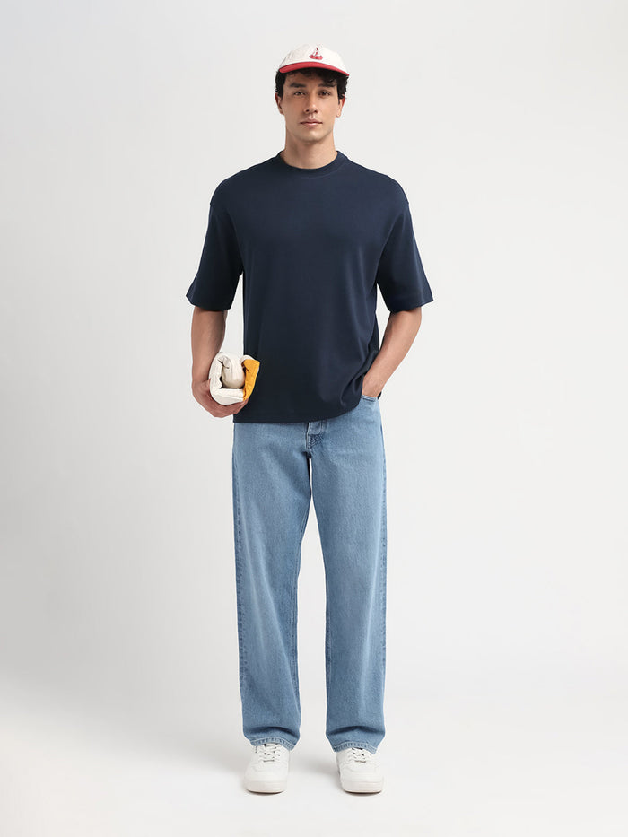 O-Neck Relaxed Fit T-shirt - Blue