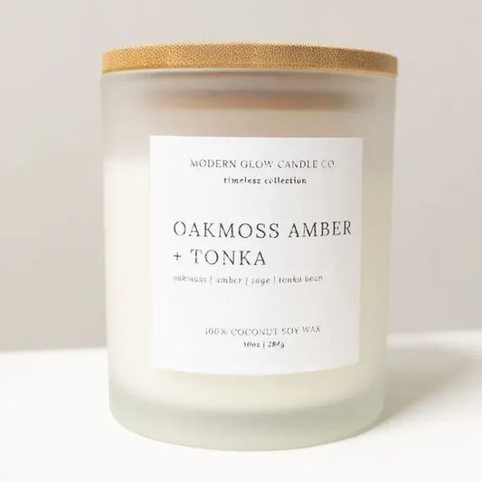 Oakmoss Amber + Tonka Candle
