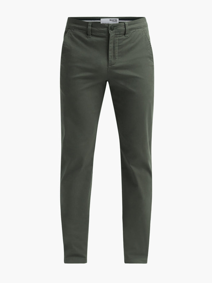 Olive Green Slim Fit CHINO PANTS