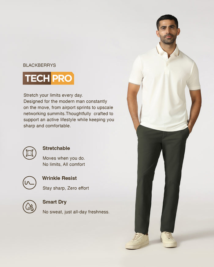 Olive TechPro Textured Khakis - Ticino