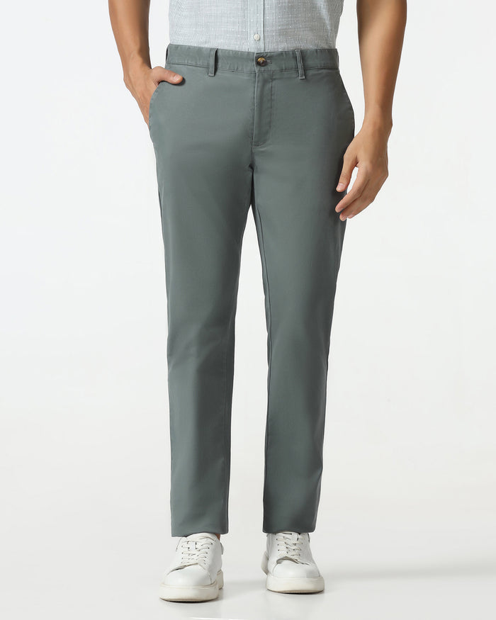 Olive Textured Khakis - Kary
