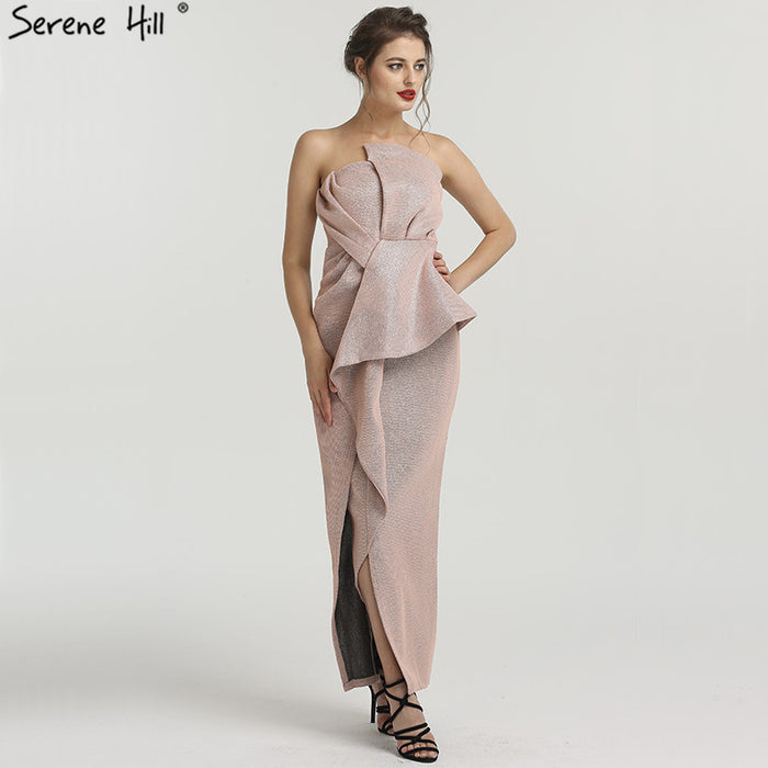 On Sale No Return No Refund Sale Asymmetrical Evening Dress Sleeveless Evening Gowns QA8020 - SERENE HILL