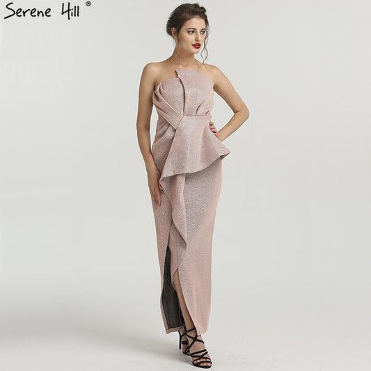 On Sale No Return No Refund Sale Asymmetrical Evening Dress Sleeveless Evening Gowns QA8020 - SERENE HILL