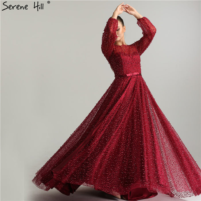 On Sale no return no refundLong Sleeve Evening Dresses Evening Gown LA6348 - SERENE HILL