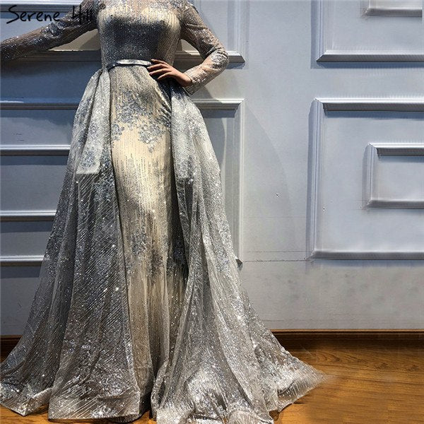 On Sale no return no refundSale Sparkle Long Sleeves Mermaid Evening Dresses LA6503 - SERENE HILL