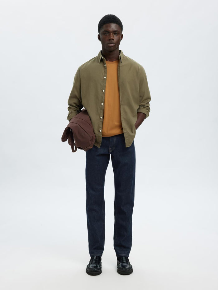 organic Cotton Slim Fit Jeans - Dark Blue