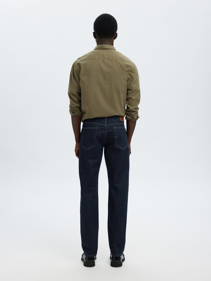 organic Cotton Slim Fit Jeans - Dark Blue