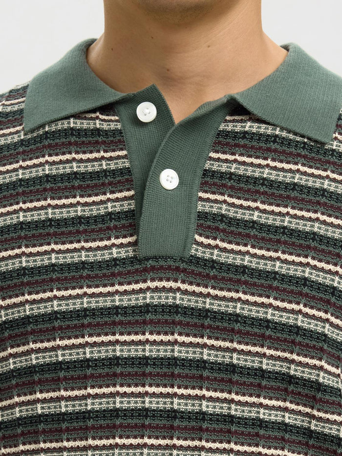 Organic Cotton Structured Knitted Polo